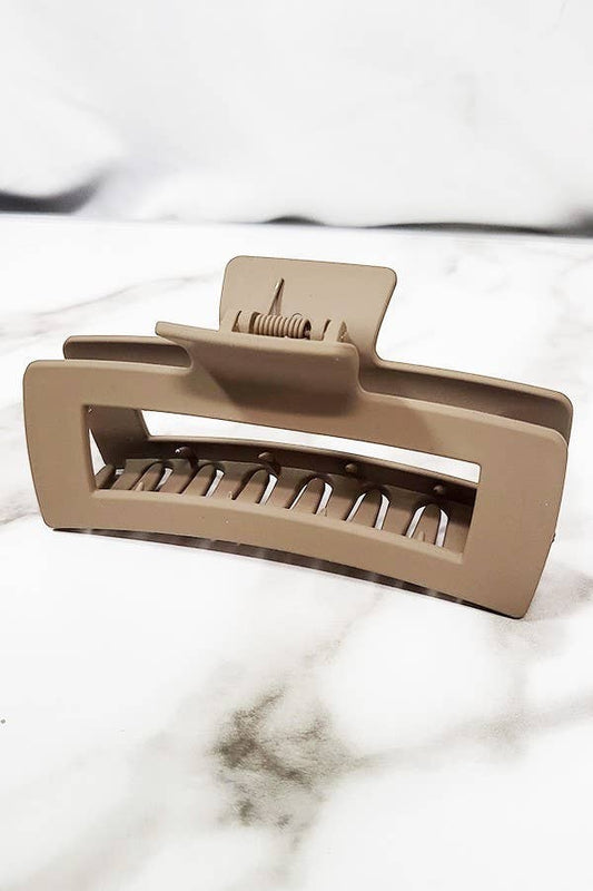 Large Matte Claw Clip