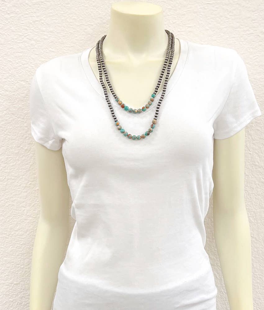 Handmade Western Gemstone Necklace