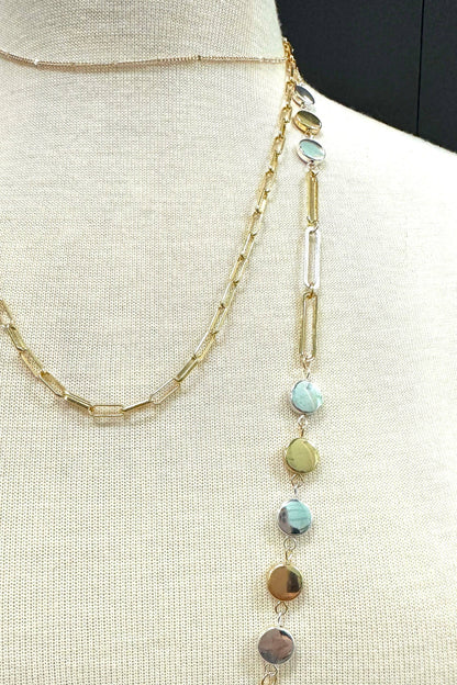 3 Row Multi Layered Necklace