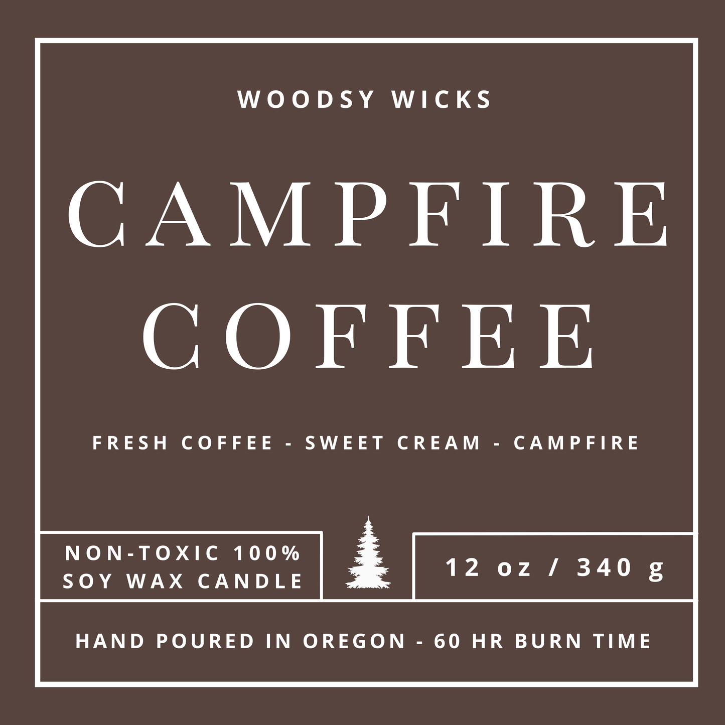 Campfire Coffee Wood Wick Candle