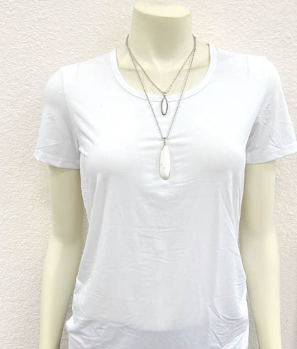 White Turquoise Necklace