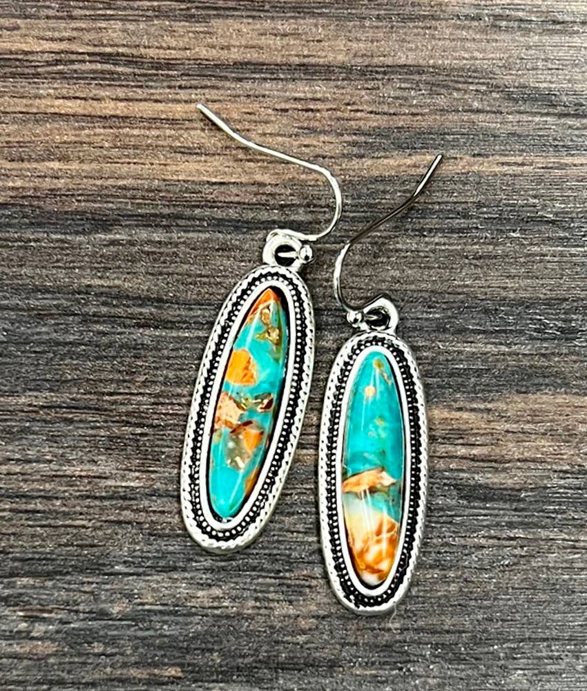 Skinny Gemstone Earrings