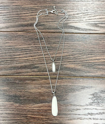 White Turquoise Necklace