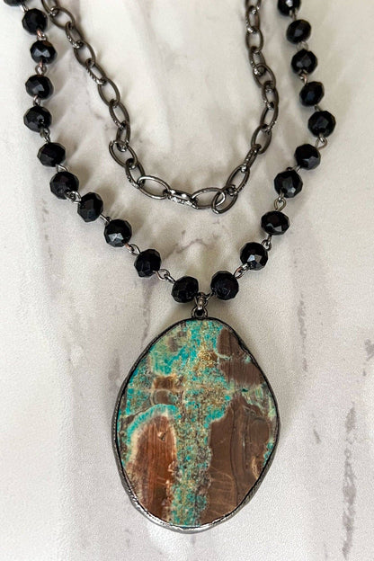 Paige Necklace Black