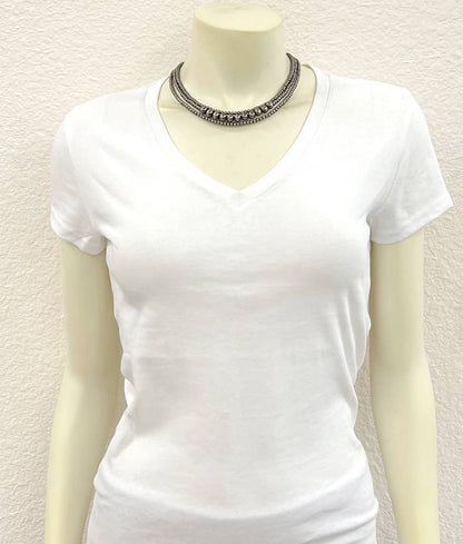 738107, Handmade 17" Polish Navajo Bead Necklace