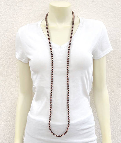 733406, Copper Navajo Bead Necklace