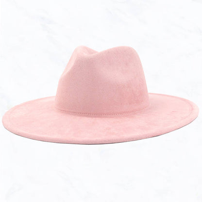 Suede Fedora Hat (14 Colors)