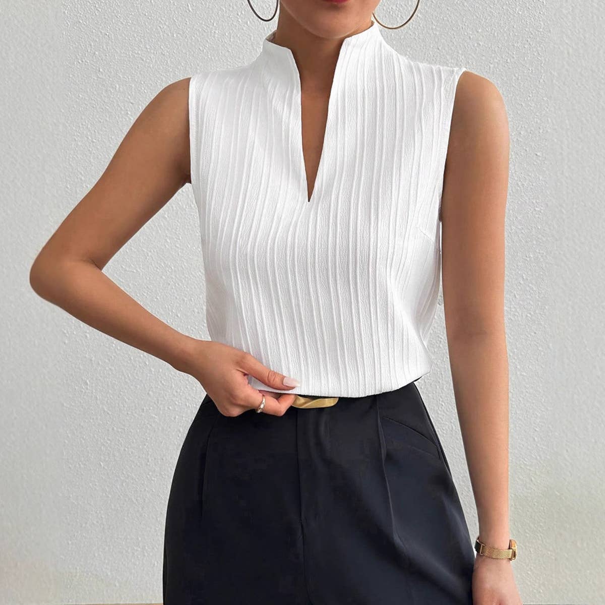 V-Neck Casual Top