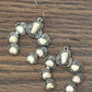 Squash Blossom Turquoise Earrings