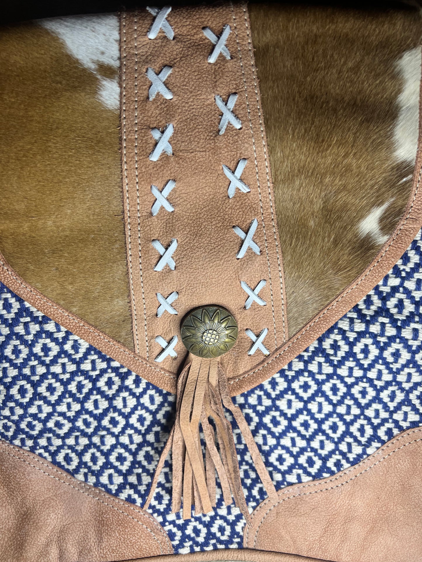 Cowhide Crossbody Bag
