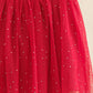 Elastic Waist Tulle Mesh Mini Skirt