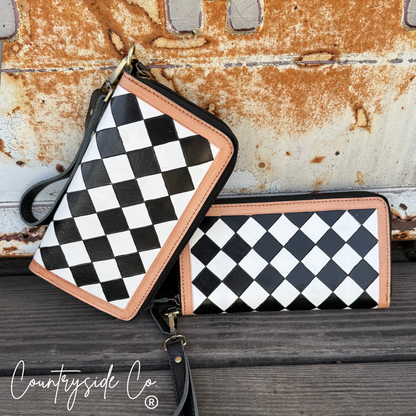 The Avenue Checkered Wallet