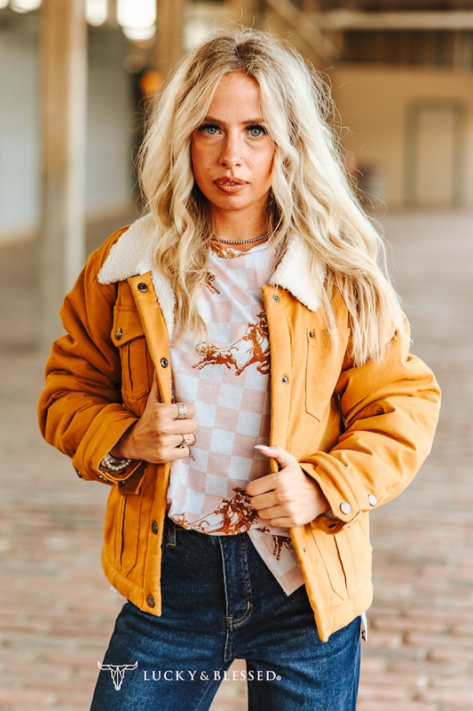 Camel Puffer Coat