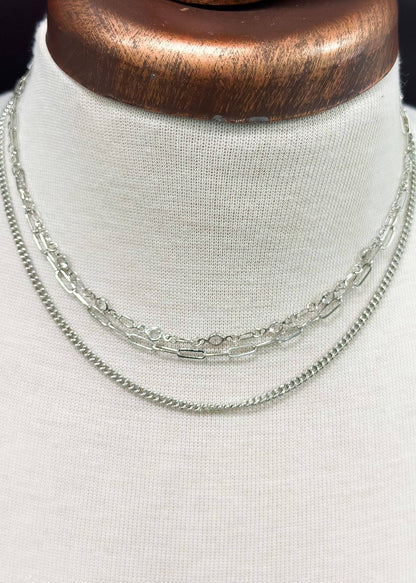 Triple Layer Gold Necklace