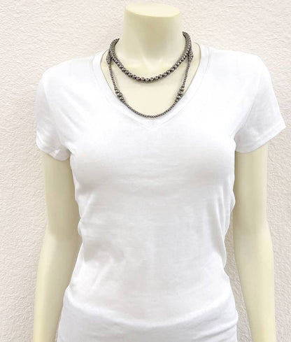 739183, Handmade Polish Navajo Bead Necklace