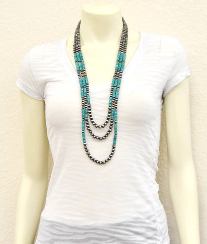 Handmade Heishi Turquoise Necklace