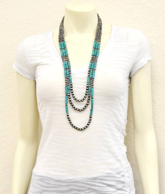 Handmade Heishi Turquoise Necklace