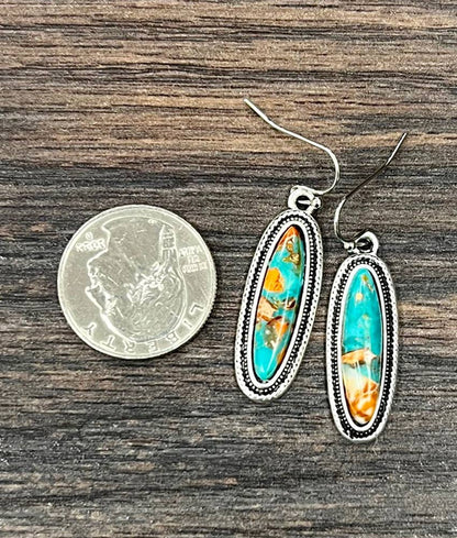 Skinny Gemstone Earrings