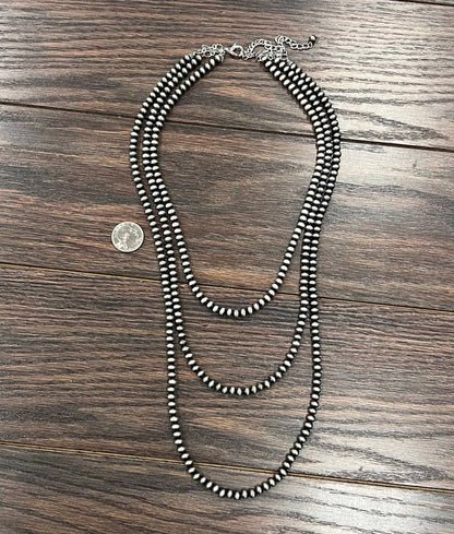 737866, Handmade Navajo Bead Necklace