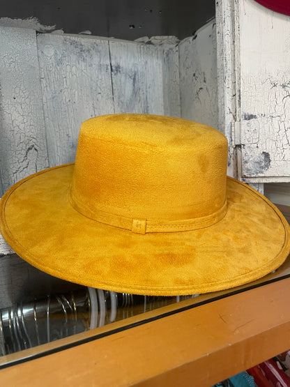 Fedora Vegan Suede Hat