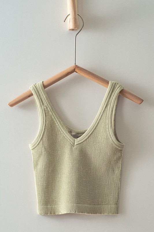 SEAMLESS CROP TANK TOP