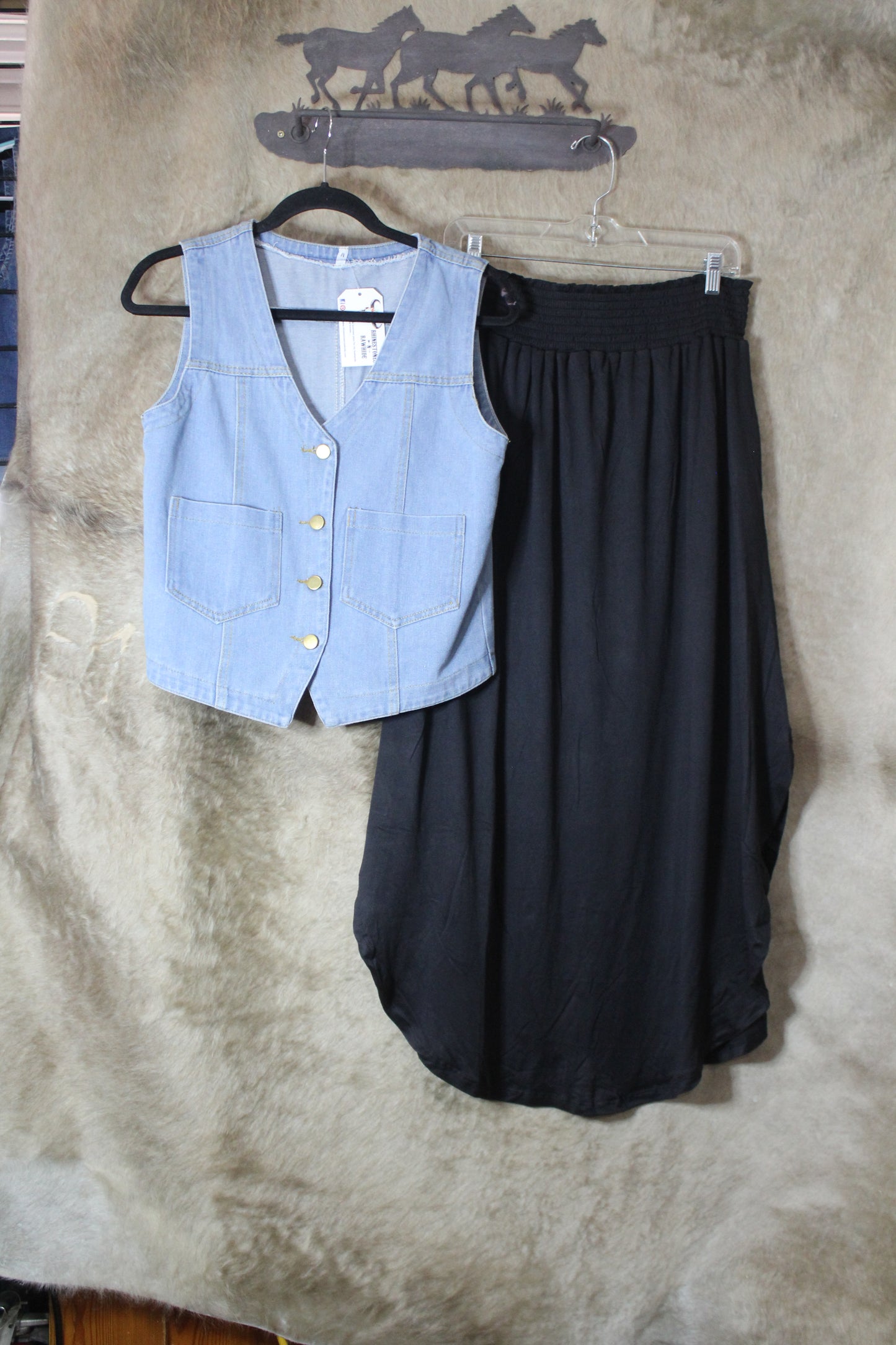 MAXI SKIRT WITH POCKETS (Four Colors)