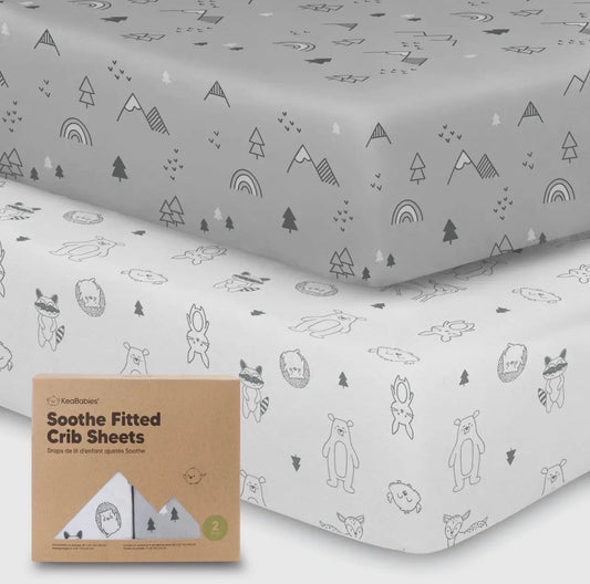 Soothe Fitted Crib Sheets (Two Styles)