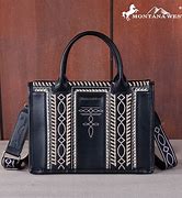 MONTANA WEST WHIPSTITICH CROSSBODY TOTE BAG