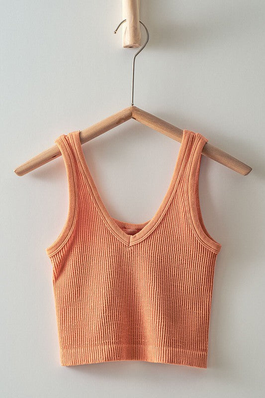 SEAMLESS CROP TANK TOP