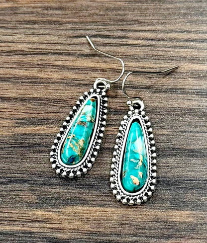 Long Tear Drop Earrings