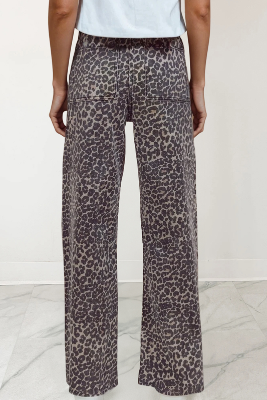 Leopard Print Trouser
