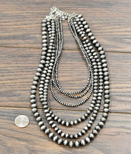733260, Handmade Navajo Bead Necklace