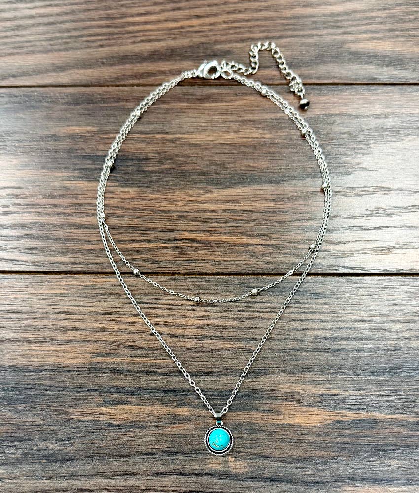 Turquoise Strand Necklace