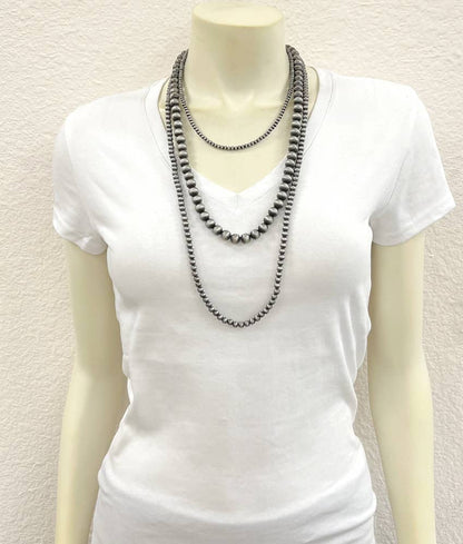 738202, Handmade Navajo Bead Necklace