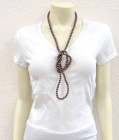 733406, Copper Navajo Bead Necklace