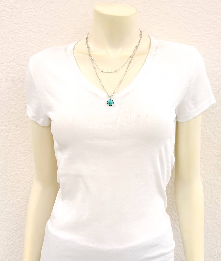 Turquoise Strand Necklace