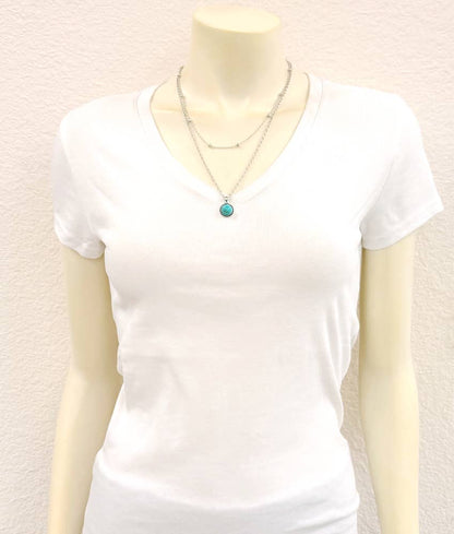 Turquoise Strand Necklace