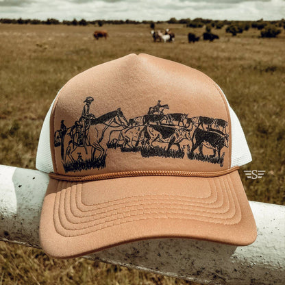 Cattle Drive Trucker Cap