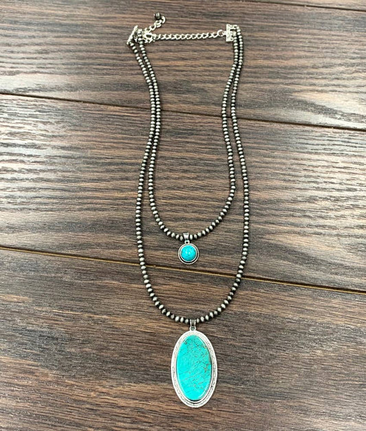 734176, Turquoise Necklace