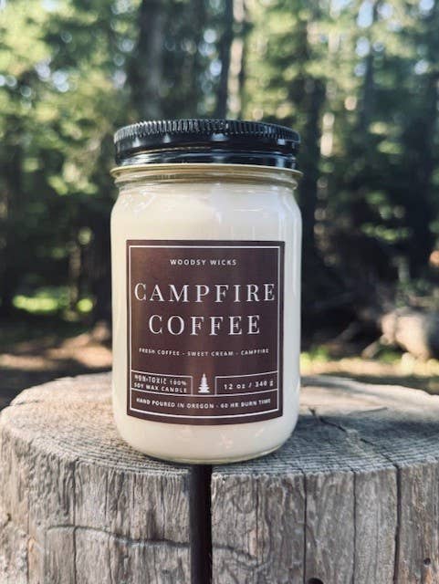 Campfire Coffee Wood Wick Candle