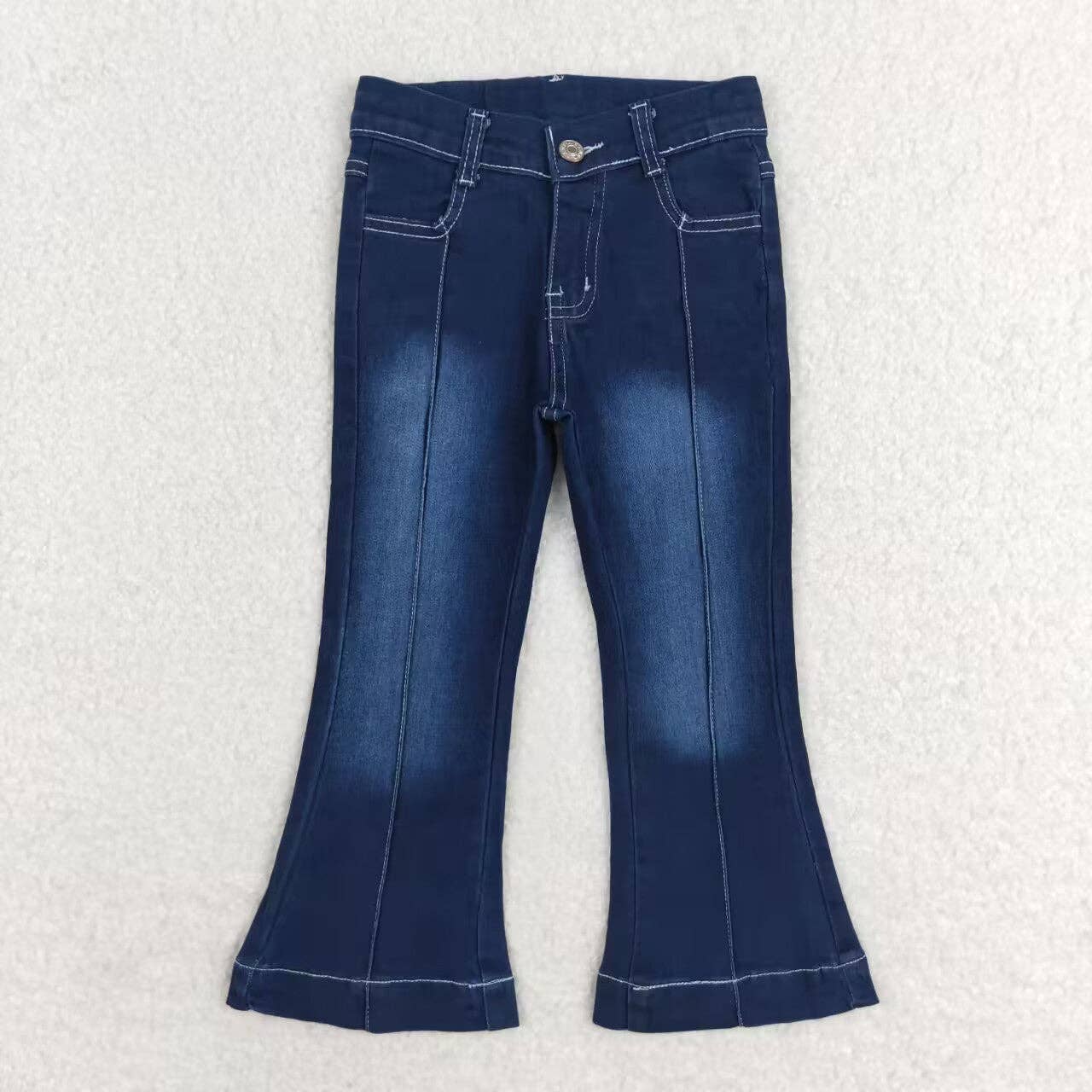Girls Line Flare Denim Pants