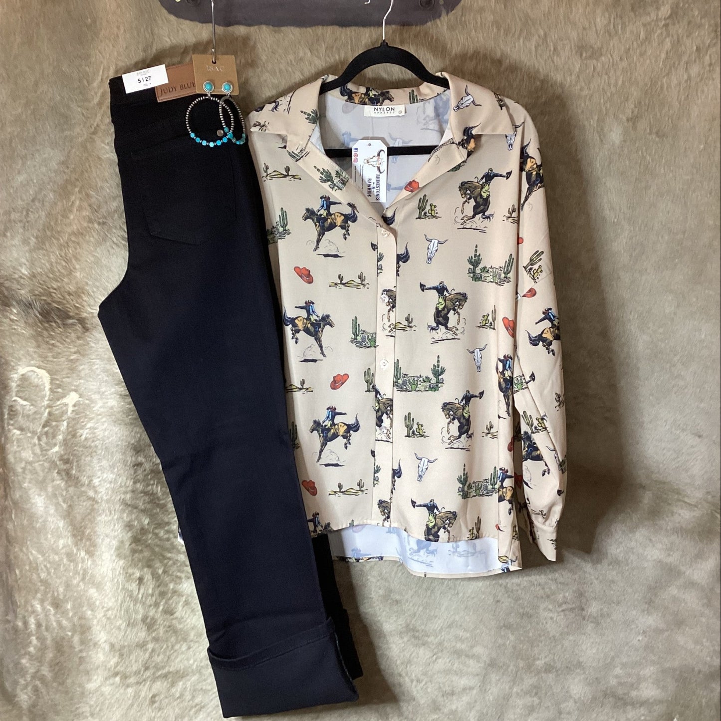 Black Classic Straight Jeans