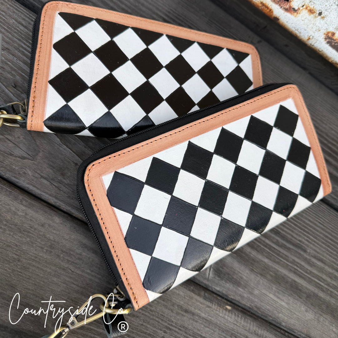 The Avenue Checkered Wallet
