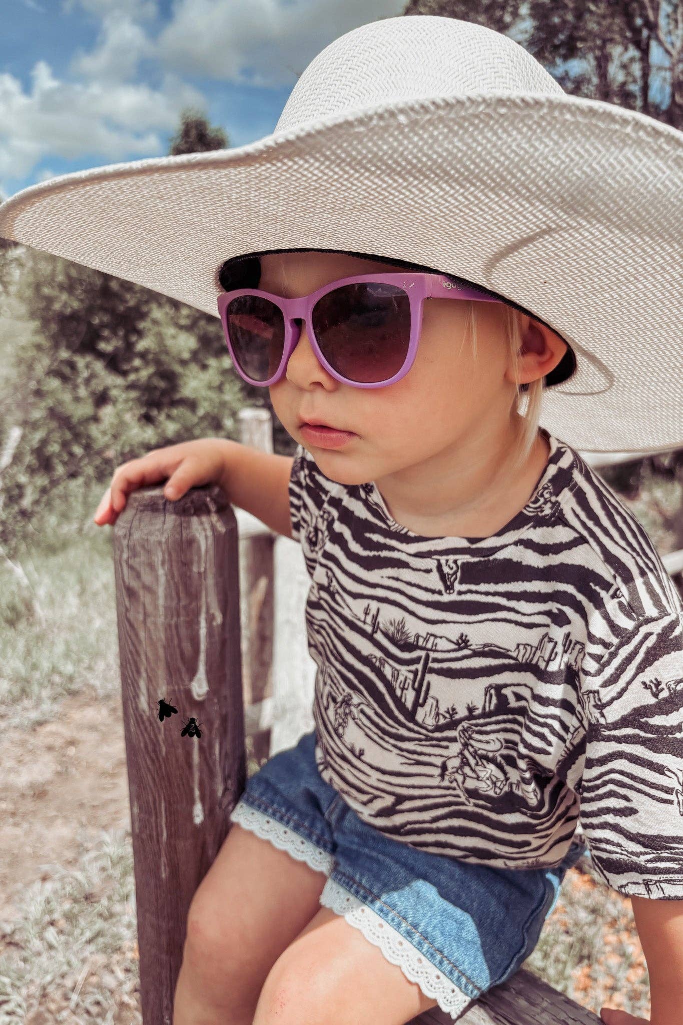The Cowboy Zoo Kids Top