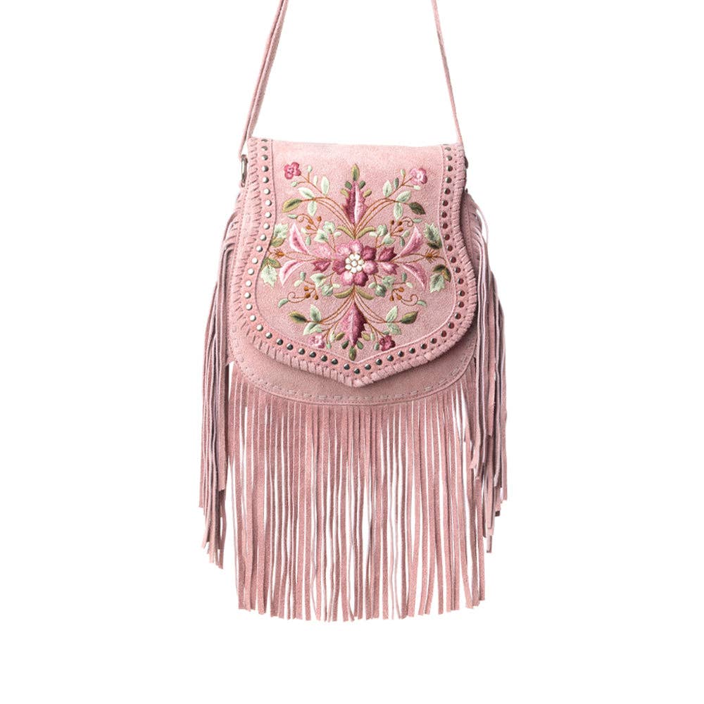 Old Rose Mojave Meadow Leather Bag