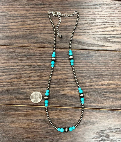 Handmade Navajo Turquoise Necklace