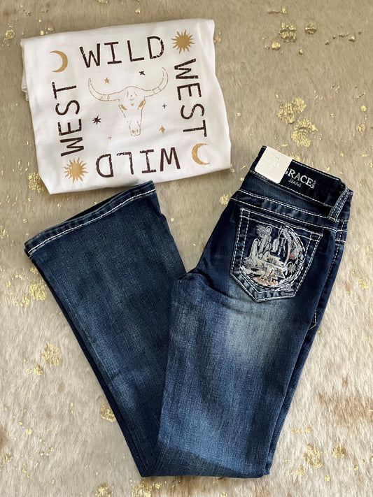 Moon Night Girls Jeans