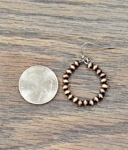 Bead Hoop Earrings