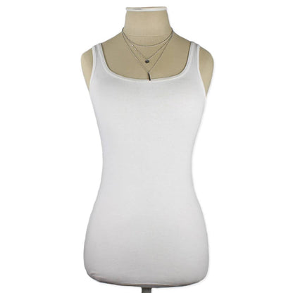 Silver Delicate Chain Charms Necklace