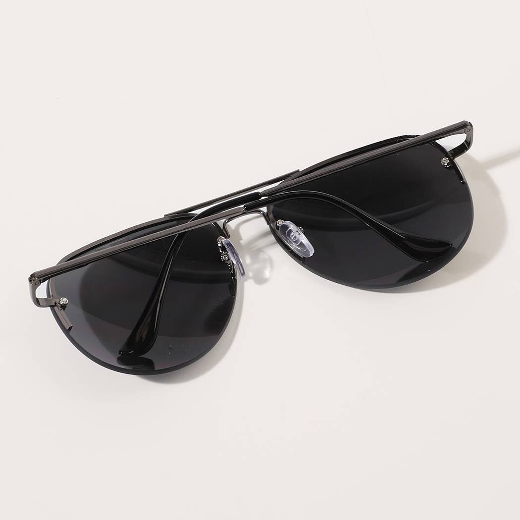 Rimless Design Think Legs Fashion Sunglasses: 12 ASSORTED COLOR / ONE SIZE